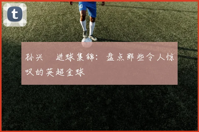 孙兴慜进球集锦:盘点那些令人惊叹的英超金球