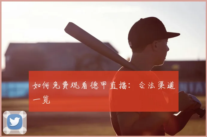 如何免费观看德甲直播:合法渠道一览